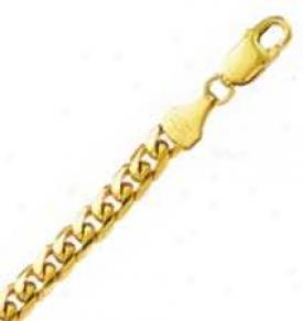14k Yellow Gold 22 Inch X 5.6 Mm Cuban Link Necklace