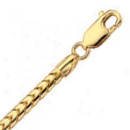 14k Yellow Gold 24 Inch X 3.3 Mm Franco Chain Necklace