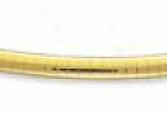 14k Yellow Gold 7 Inch X 5.0 Mm Omega Bracelet