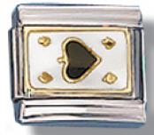 Ace Of Spades Language of Italy Charm Liink