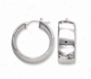 Bold Mirror Hoop Earrings