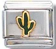 Cactus Italian Charm Link