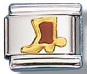 Cowboy Boot Italian Charm Link