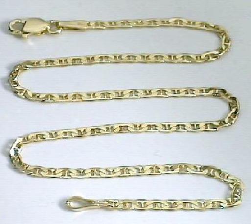Elegant Mariner-link Ankle Bracelet