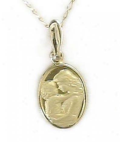 Mothers Love Gpld Cameo Pendant