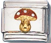 Mushroom Italian Charm Link