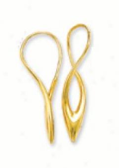 Pointed Twirl Earrings