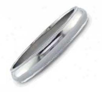 Size 10.00 - 4.0mm Comfort Fit Wedcing Band