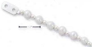 Ss 12-14 Inch Adj. Childrens Freshwater Pearl Beads Necklace