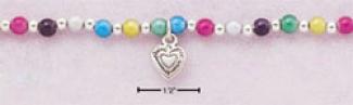 Ss 5 Inch Multi Color Miracle Bead Childs Bracelet
