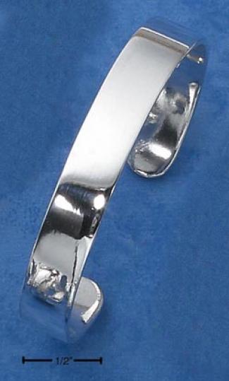 Sterling Silver 10mm Squared High Polish Cuff