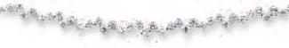 Sterling Silver 16 Inch Round Cz Bubbles Necklace