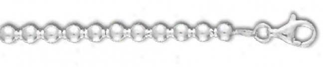 Sterling Silver 16 Inch X 5.0 Mm Ball Chain Necklace