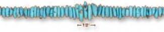 Sterling Silver 18 Inch Turquoise Nugget Toggle Necklace