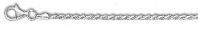 Sterling Silver 30 Inch X 2.5 Mm Rope Chain Necklace