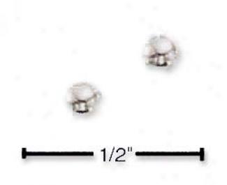 Sterling Silver 3mm Ball Post Earrings