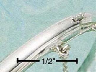 Sterling Silver 5mm High Polish Bangle Bracelet