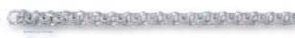Stwrling Silver 7.5 Inch Multi Link Charm Bracelet - 5mm