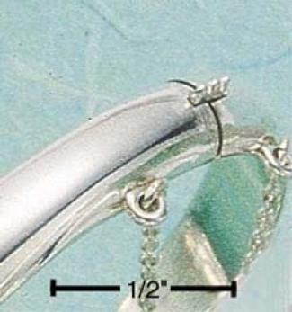 Sterling Silver 7mm High Polish Bangle Bracelet