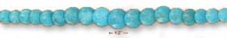 Sterling Silver 8 Inch Turquoise Disc Toggle Bracelet