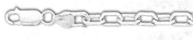 Sterling Slver 8 Inch X 5.0 Mm Anchor Chain Bracelet