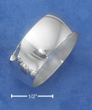 Steeling Silver 9mm High Polish Weddnig Band Ring
