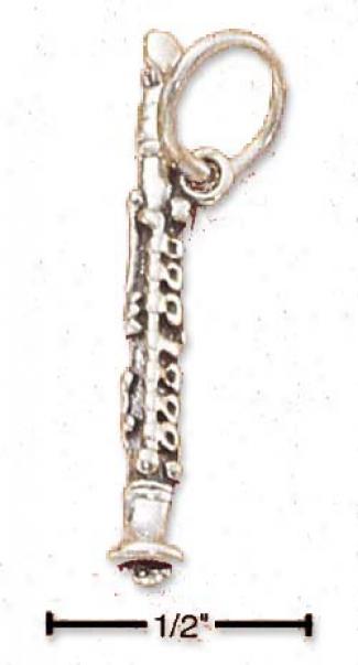 Sterling Silver Clarinet Charm