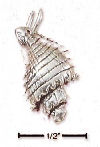 Sterling Silver Conch Sjell Charm