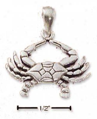 Sterling Silver Crab Fascinate