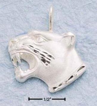Sterling Silver Dc Side View Cougar Head Charm