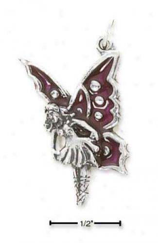 Sterling Silver Enameled Fairy Attraction
