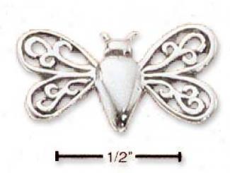 Sterling Silver Filigree Bee Charm