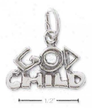 Sterling Silver God Chile Charm