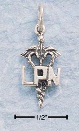 Sterling Silver Lpn Nurses Symbol Charm