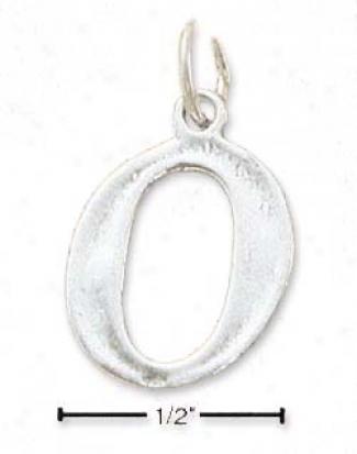 Sterling Silver Number Number 0 Charm