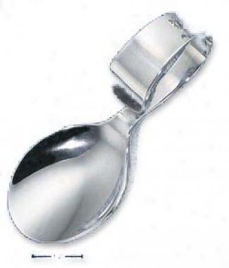 Sterling Silver Plain Baby Finger Spoon