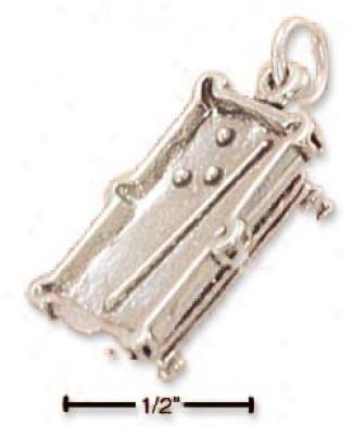 Sterling Silver Pool Table Charm