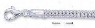 Sterling Silver Round Multi Bead - 8 Inch Bracelet
