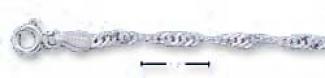 Sterling Silver Singapore - 7 Inch Bracelet