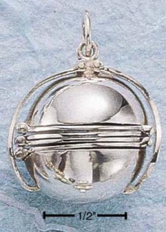 Sterking White Six Picture Open Locket Pendant