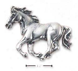 Sterling Silver Stallion Charm