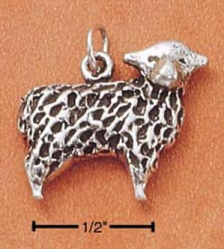 Sterling Silver Sweeet Baby Lamb Charm