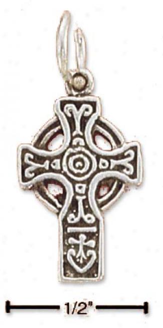 Sterling Silver Tiny Ceptic Cross Pendant