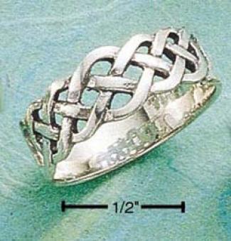 Sterling Silver Triple Braid Woven Ring