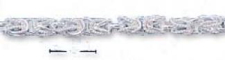 Genuine Silver Turkisg Rope 4mm - 24 Inch Necklace
