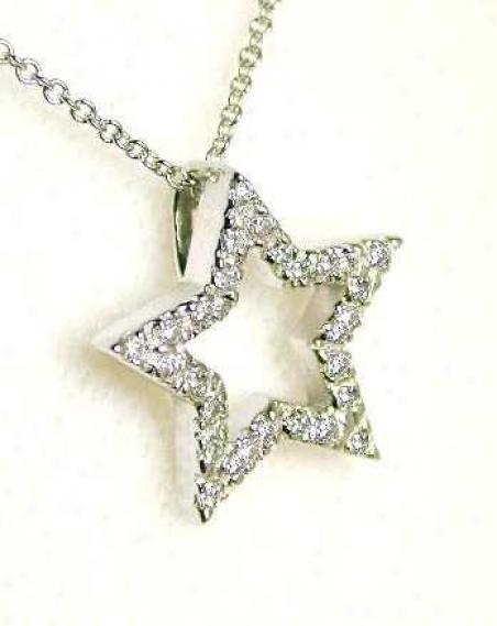 Stunning Diamond Star Pendant