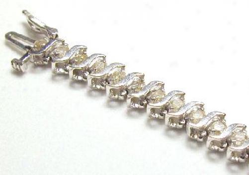 Two Catat Diamond S Bracelet