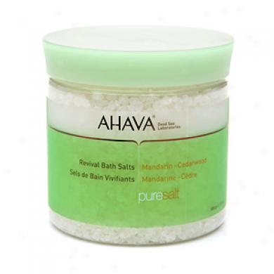 Ahava Puresalt Revival Bath Salts, Mandarin - Cedarwood