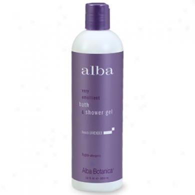 Albs Botanica Very Emollient Bath & Shower Gel, French Lavender