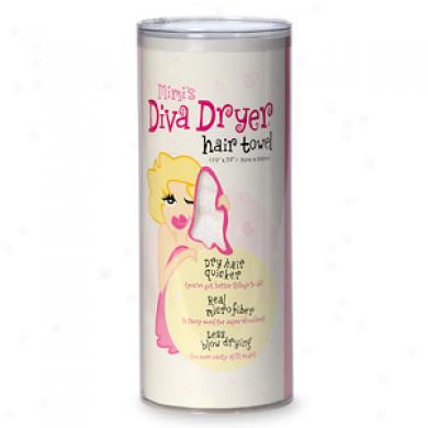 Aquis Mimi's Diva Dryer Hair Towel, Larve